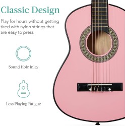 Best Choice Products Kit de iniciación de guitarra acústica para niños