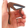 WINGO - Cejilla de guitarra | Cejilla para guitarra acustica y electrica con 5 puas extra