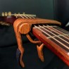 WINGO - Cejilla de guitarra | Cejilla para guitarra acustica y electrica con 5 puas extra
