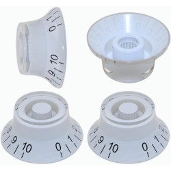 4 perillas de campana 18cm para control de volumen y velocidad para perillas de guitarra eléctrica
