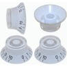 4 perillas de campana 18cm para control de volumen y velocidad para perillas de guitarra eléctrica