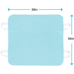 Paquete de 2 almohadillas de cama para posicionamiento de incontinencia