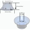 4 perillas de campana 18cm para control de volumen y velocidad para perillas de guitarra eléctrica