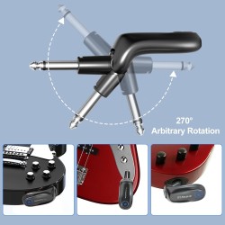 Sistema de transmisión de guitarra eléctrica | Transmisor y receptor de audio para guitarras electricas inalambricas