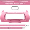 khanka Funda de silicona para altavoz JBL Charge 6 portátil impermeable con Bluetooth