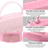 khanka Funda de silicona para altavoz JBL Charge 6 portátil impermeable con Bluetooth