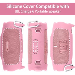 khanka Funda de silicona para altavoz JBL Charge 6 portátil impermeable con Bluetooth