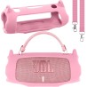 khanka Funda de silicona para altavoz JBL Charge 6 portátil impermeable con Bluetooth
