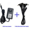 cable de cadena margarita de 5 vías, compatible con la mayoría de pedales de efectos y pedaleras tipo cadena