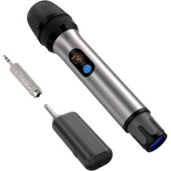 Micrófono inalámbrico, micrófono portátil inalámbrico UHF