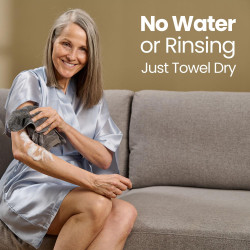 Scrubzz Gel de baño sin enjuague para ancianos | Gel de baño para adultos mayores con discapacidades