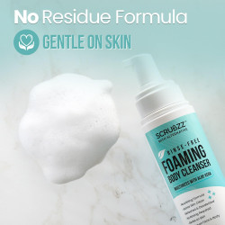 Scrubzz Gel de baño sin enjuague para ancianos | Gel de baño para adultos mayores con discapacidades