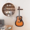YuanDian Soporte de pared para guitarra iluminado con soporte para púas