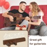 YuanDian Soporte de pared para guitarra iluminado con soporte para púas