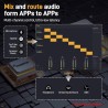 MAONO Interfaz de audio | Con entrada XLR y enrutamiento de 24 bits