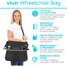 Bolsa para silla de ruedas, Negro, 1