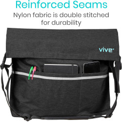 Bolsa para silla de ruedas, Negro, 1