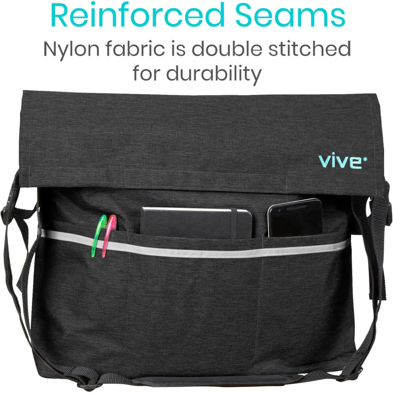 Bolsa para silla de ruedas, Negro, 1