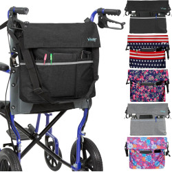 Bolsa para silla de ruedas, Negro, 1