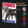 Cejilla de metal de zinc 3 en 1 para guitarra acústica y eléctrica