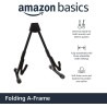 Soporte plegable y ajustable con forma de A para guitarras acústicas y eléctricas con goma antideslizante y brazos de espuma sua