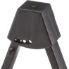 Soporte plegable y ajustable con forma de A para guitarras acústicas y eléctricas con goma antideslizante y brazos de espuma sua