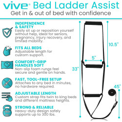 Vive Asistencia para escalera de cama