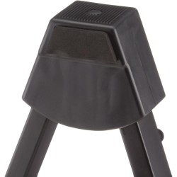 Soporte plegable y ajustable con forma de A para guitarras acústicas y eléctricas con goma antideslizante y brazos de espuma sua