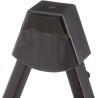 Soporte plegable y ajustable con forma de A para guitarras acústicas y eléctricas con goma antideslizante y brazos de espuma sua
