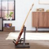 Soporte plegable y ajustable con forma de A para guitarras acústicas y eléctricas con goma antideslizante y brazos de espuma sua
