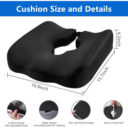 Cojines ajustables para silla de ruedas | Cojin con memory foam ajustable