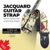 Correa de guitarra - Jacquard - Ajustable - Para guitarras acústicas/bajas/eléctricas