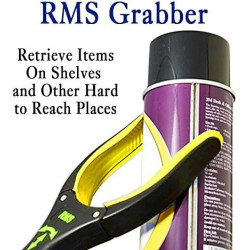 RMS Paquete de 2 agarradores extra largos de 34 pulgadas con mandíbula giratoria