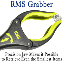 RMS Paquete de 2 agarradores extra largos de 34 pulgadas con mandíbula giratoria