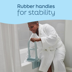 Medline Barra de agarre para bañera con Microban | Barra de agarre para bañeras de adultos mayores