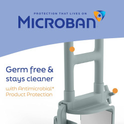 Medline Barra de agarre para bañera con Microban | Barra de agarre para bañeras de adultos mayores