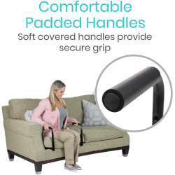 Carril de ayuda de pie para sofá