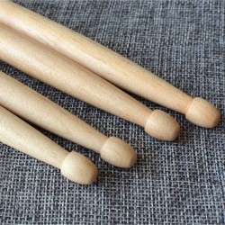 Baquetas 5A con punta de madera (2 pares de arce)