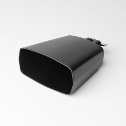 Fabricante de ruido de campana de vaca de acero de metal de 4 pulgadas con palo para percusión de batería
