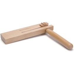 Juguete tradicional de matraca | Instrumento tradicional giratorio para fiestas y eventos