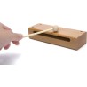 Instrumento musical de bloque de madera con mazo Bloques de ritmo de percusión de madera maciza