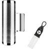 Instrumento EastRock Guiro Shaker Acero Inoxidable Percusión Guiro con Raspador para Actuación en Vivo Instrumento EastRock Guir