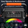 Máquina de karaoke | Con luces LED y microfonos
