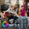 Máquina de karaoke | Con luces LED y microfonos