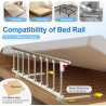 Barandillas laterales de cama | Barandillas de cama para personas discapacitadas y adultos mayores