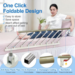 Barandillas laterales de cama | Barandillas de cama para personas discapacitadas y adultos mayores