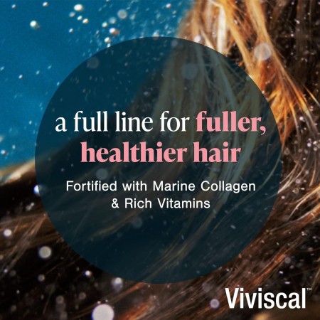 Viviscal Hair Thickening Serum, Instant Lightweight Hair Product, Leave-in Elixir for Thicker, Fuller Looking Hair, with Keratin