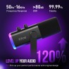 FIFINE - Micrófono dinámico XLR/USB | Microfono para podcast, transmision de musica y juegos