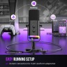 FIFINE - Micrófono dinámico XLR/USB | Microfono para podcast, transmision de musica y juegos