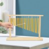 ENNBOM Carillón de 20 notas para mesa, timbre de viento, 20 barras, instrumento de percusión con mazo